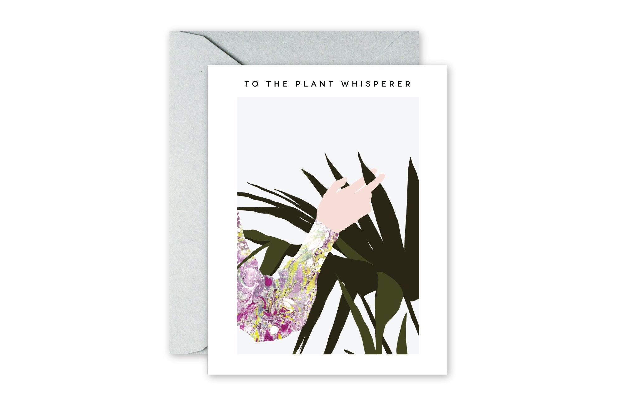 TO THE PLANT WHISPERER greeting card