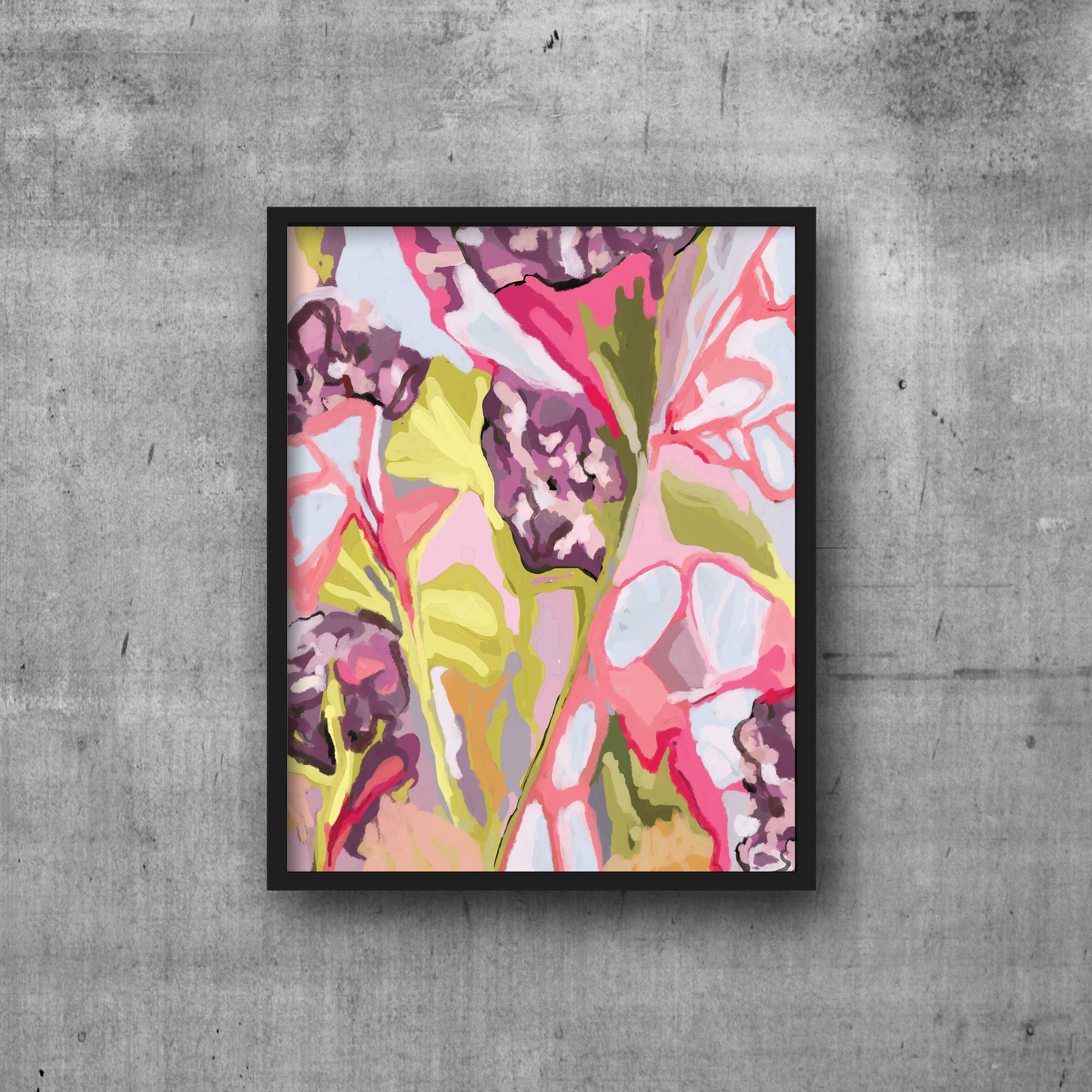 Art Print Abstract Coral Pods