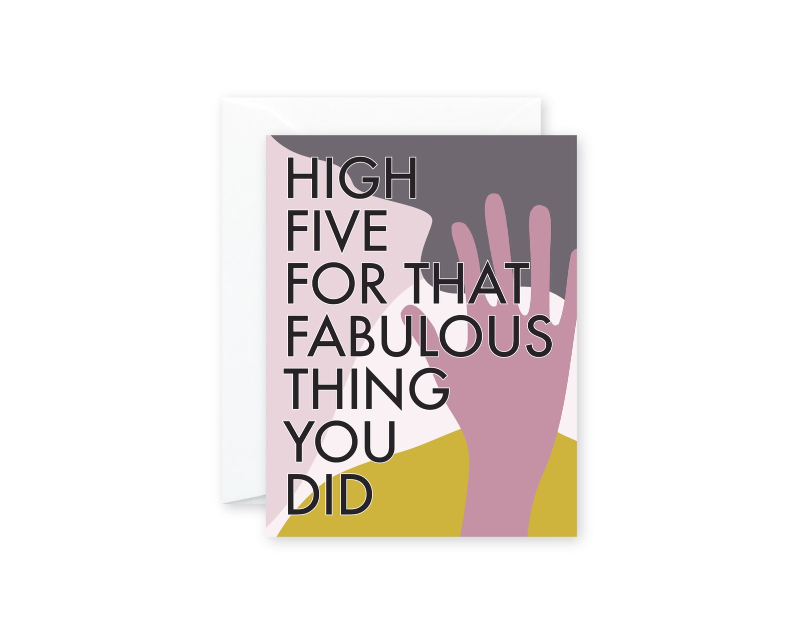 HIGH FIVE Congratulations GREETING CARD