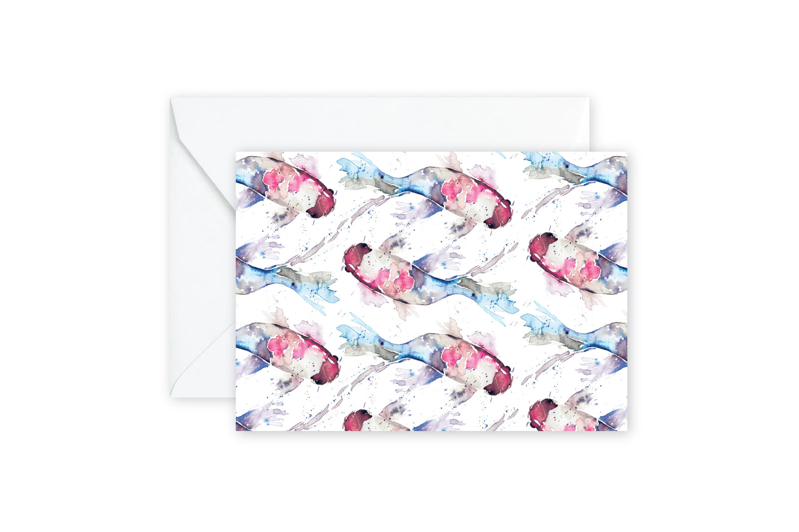 Koi Watercolor Notecards