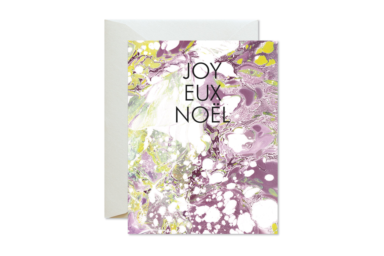 JOYEUX NOEL Boxed Set Holiday Marble Card