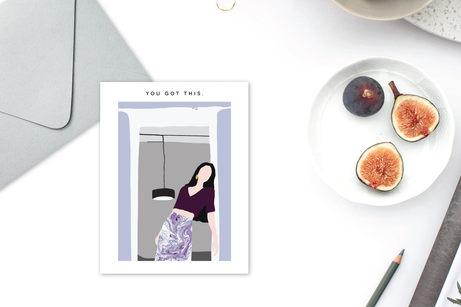 YOU GOT THIS Encouraging greeting card.