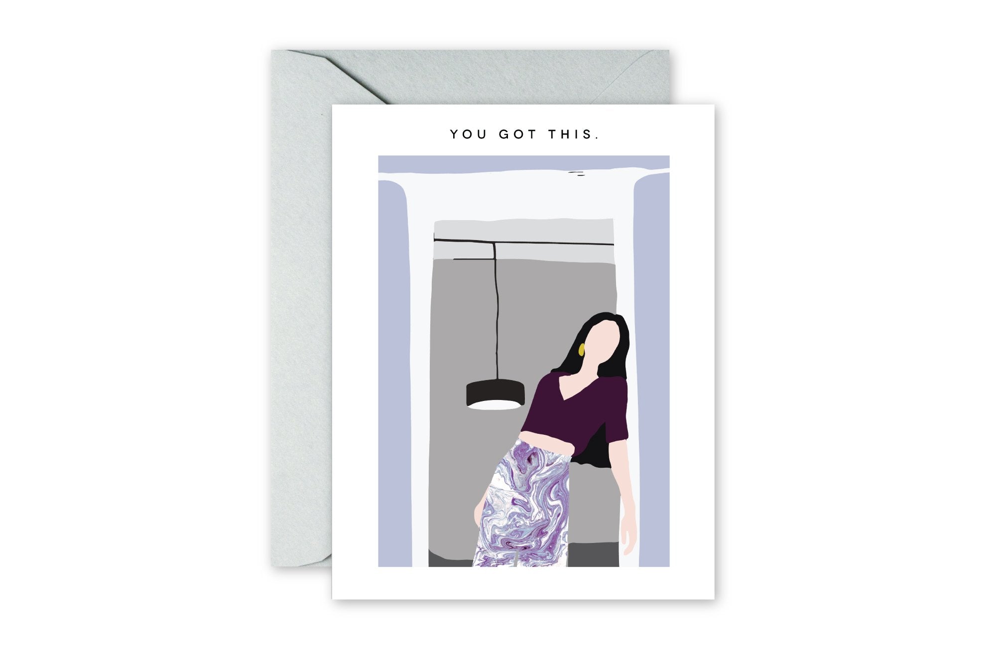 YOU GOT THIS Encouraging greeting card.