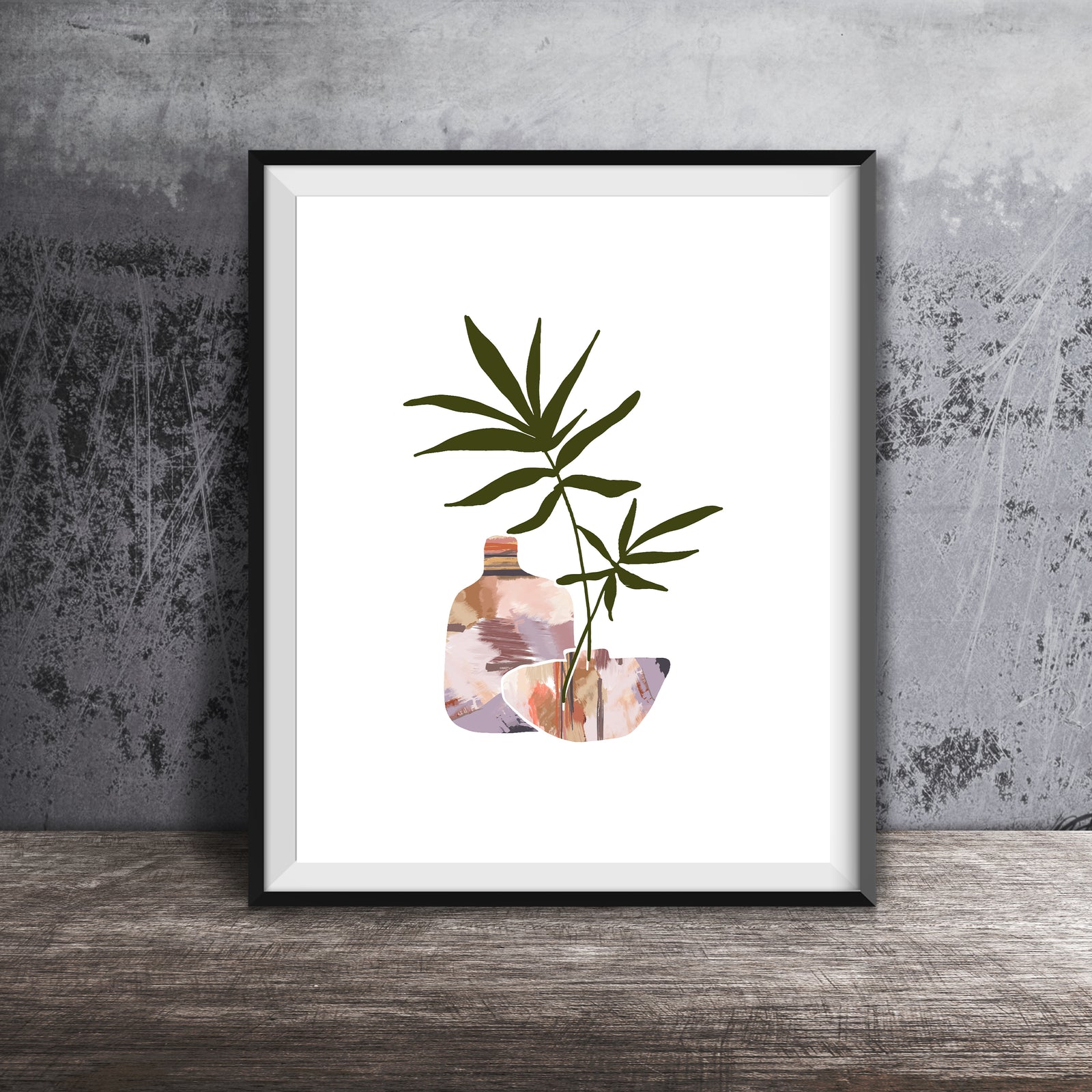 ADOBE VASES Art Print 8x10