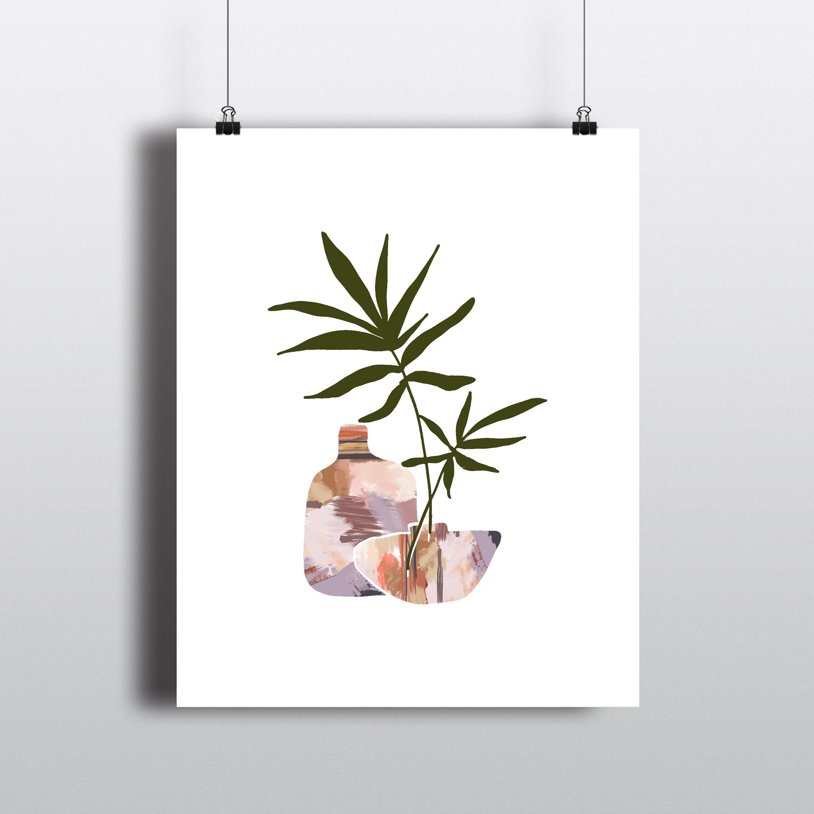 ADOBE VASES Art Print 8x10