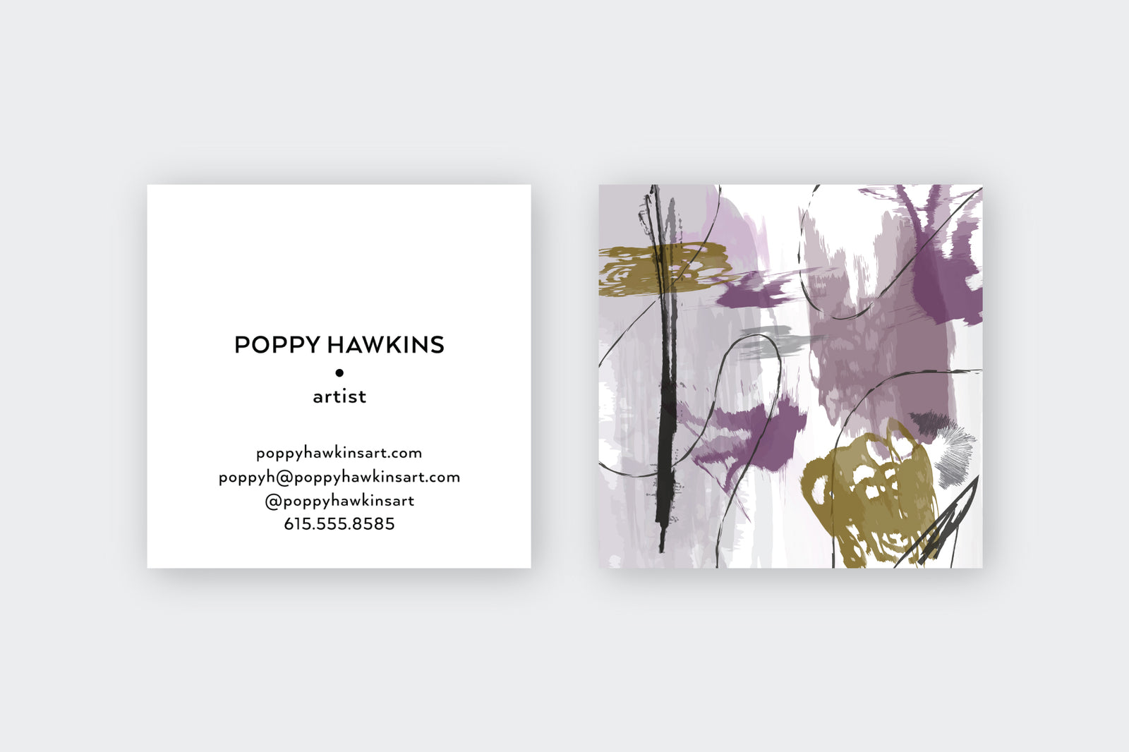 Abstract #25 Calling Cards