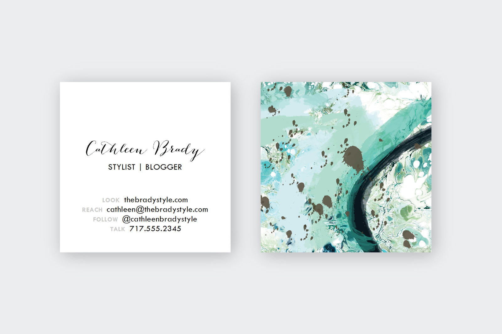 Abstract #4 Calling Cards