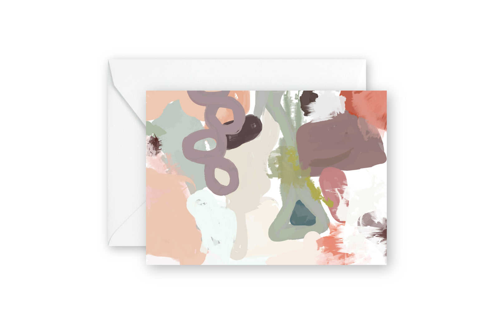 Abstract Desert Notecards