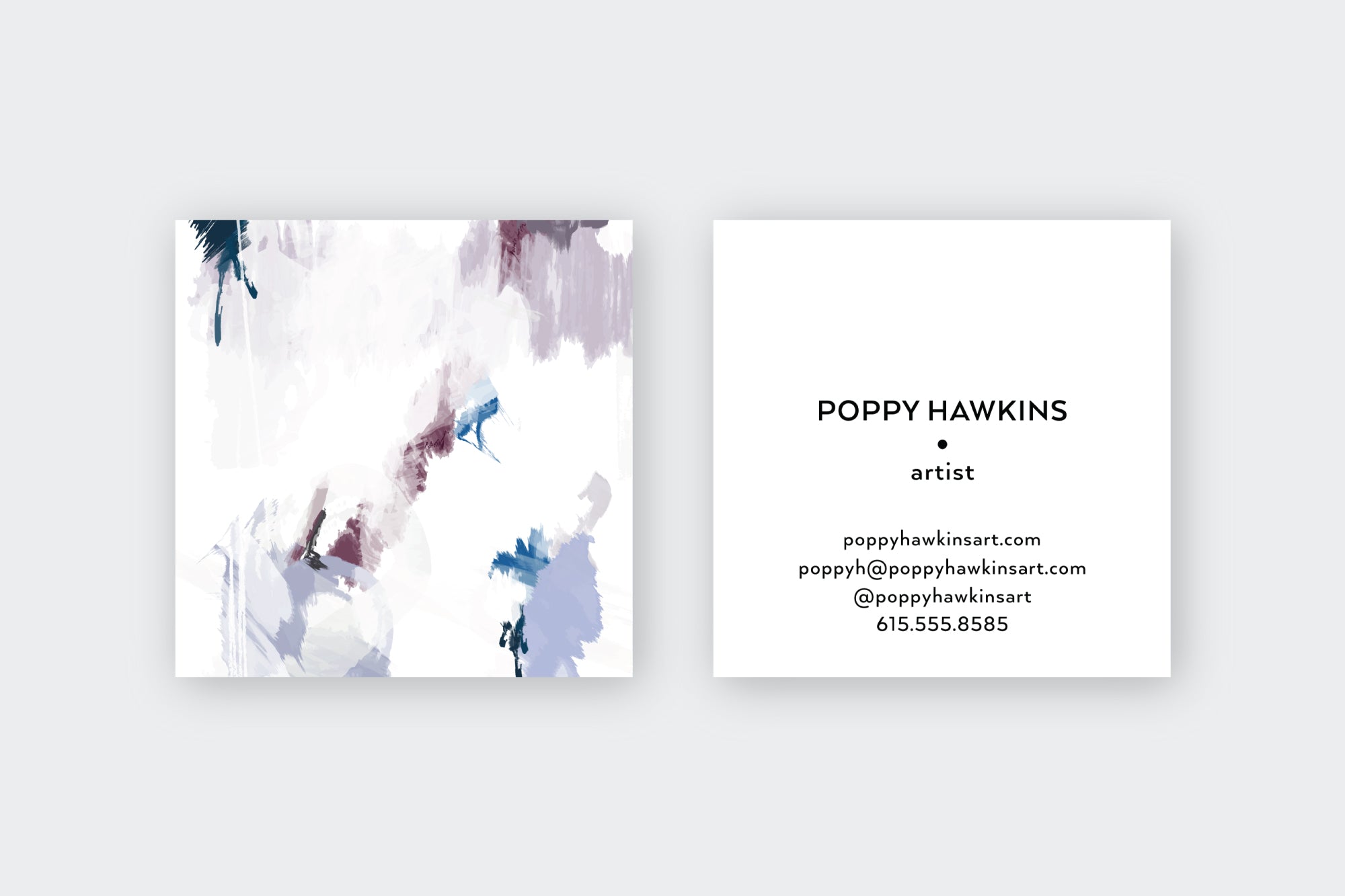 Abstract Blues|Beet Calling Cards