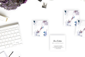 Abstract Blues|Beet Calling Cards