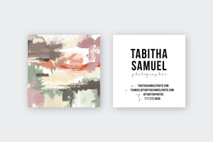 Muted Desert IV Abstract Calling Cards