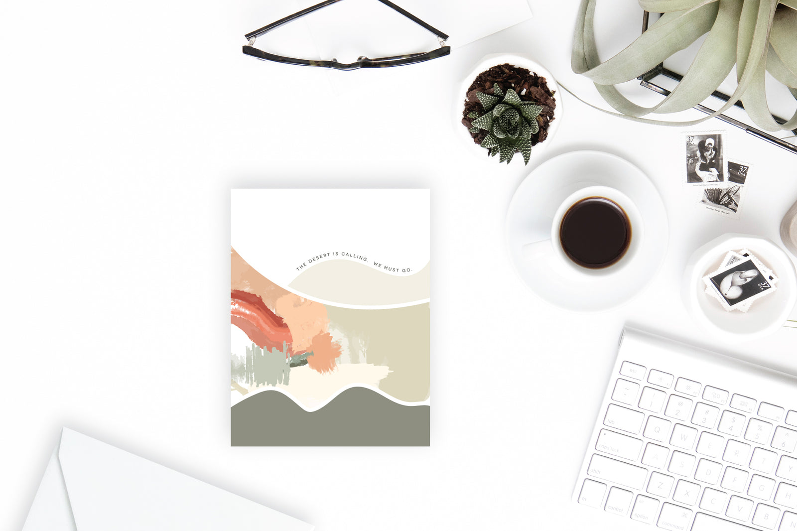 DESERT IS CALLING. WE MUST GO. Adventure Desert Mod Greeting Card