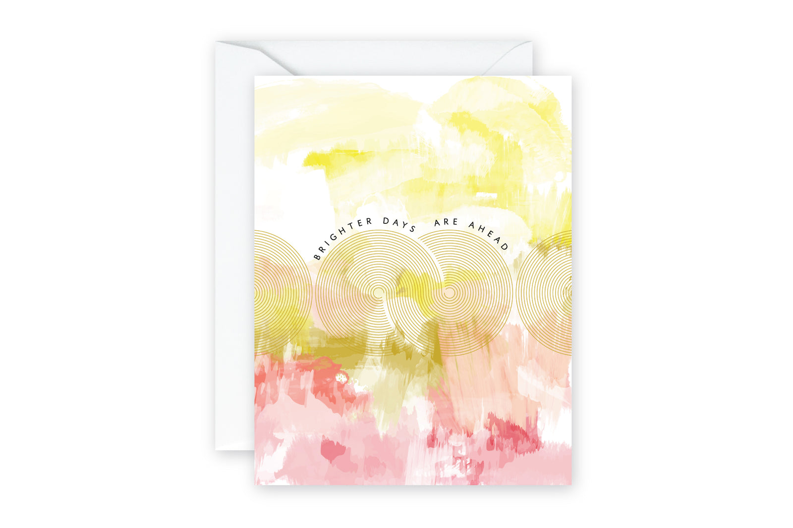 Sunshiney greeting card Brighter Days Are Ahead 