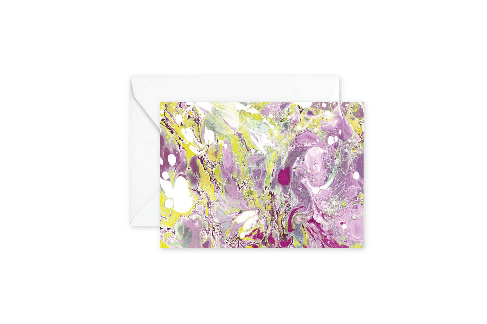 Magenta Marble Notecards