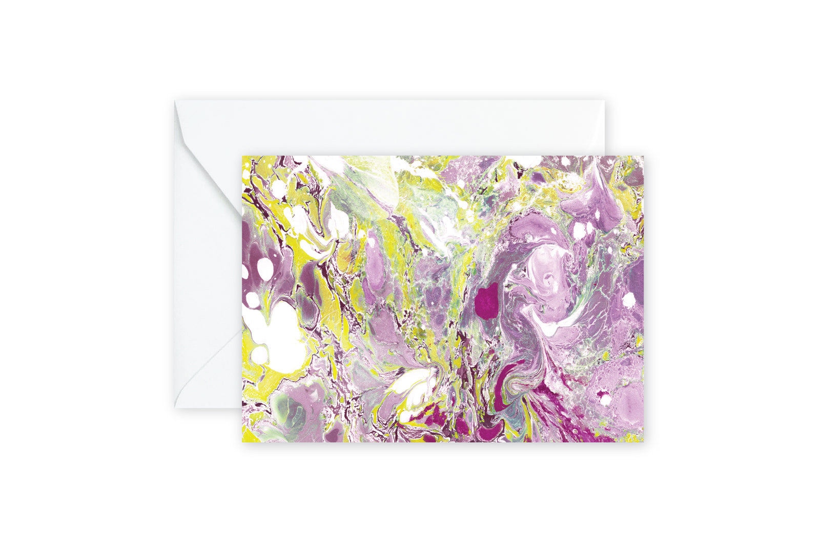 Magenta Marble Notecards