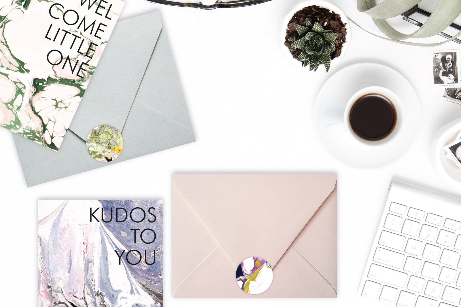 Designer Sticker Set II - (12) Stickers