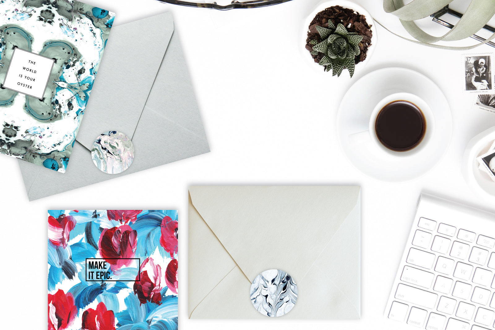 Designer Sticker Set IV - (12) Stickers