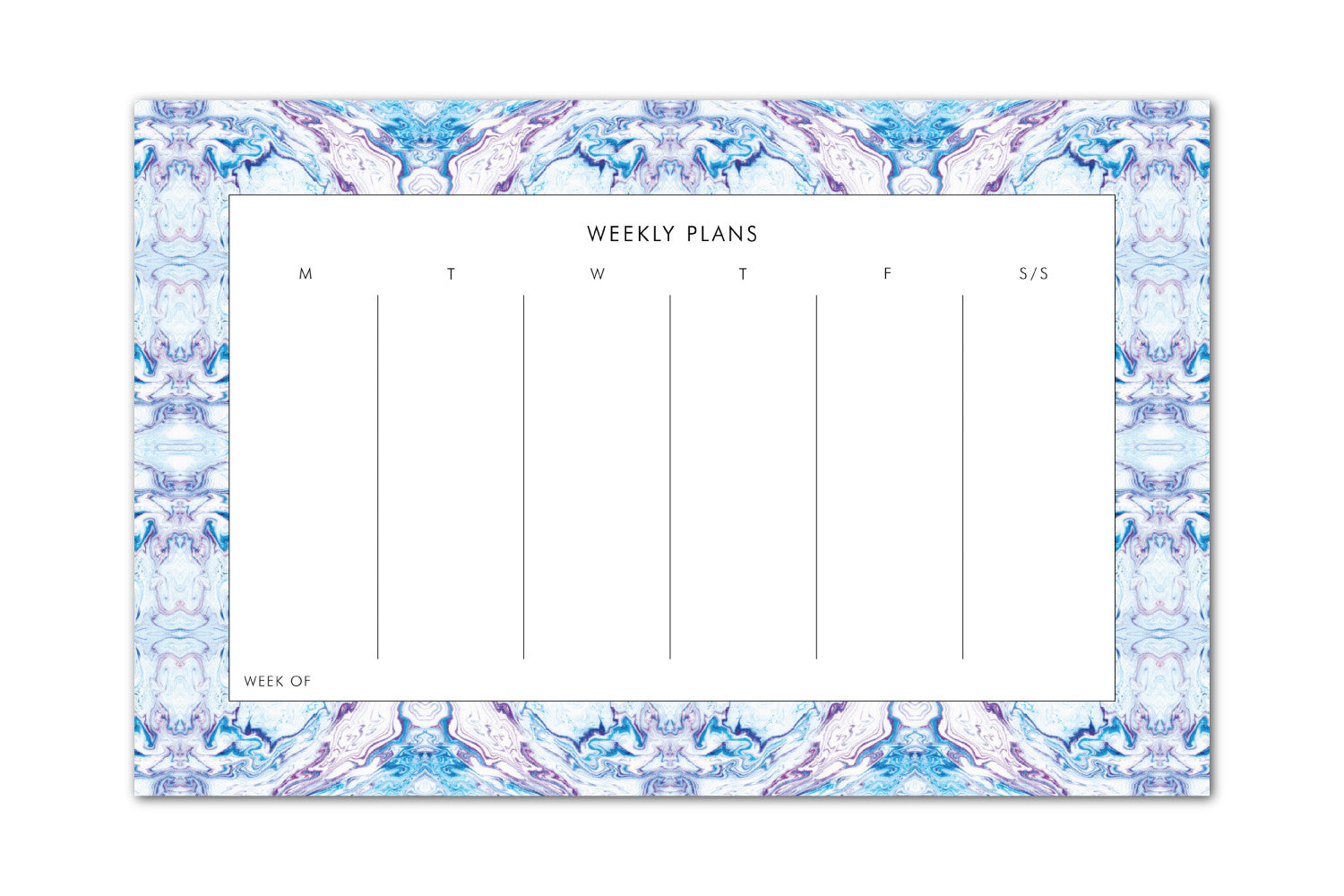 Weekly Deskpad Planner Bohemian Pattern